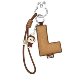 Pop Mart MONSTERS LABUBU Pin for Love Keychain Pendant, LETTER L Bag Charm, NEW